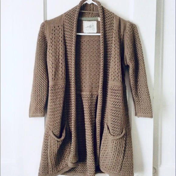 Anthropologie Angel of the North Knitted cardigan - Picture 1 of 4